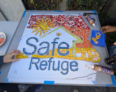 SAFE REFUGE MURAL KICK OFF!