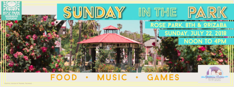 Music in the Park – “Sunday in the Park”, Sunday July 22 noon – 4pm